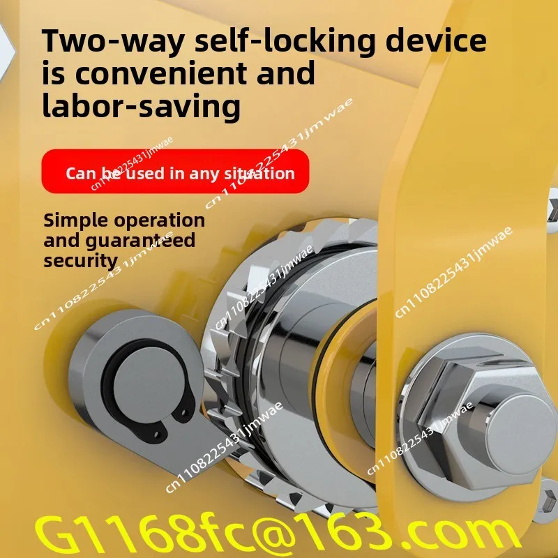 Manual Hand Winch Two-way Self-locking Small Automatic Brake Winch