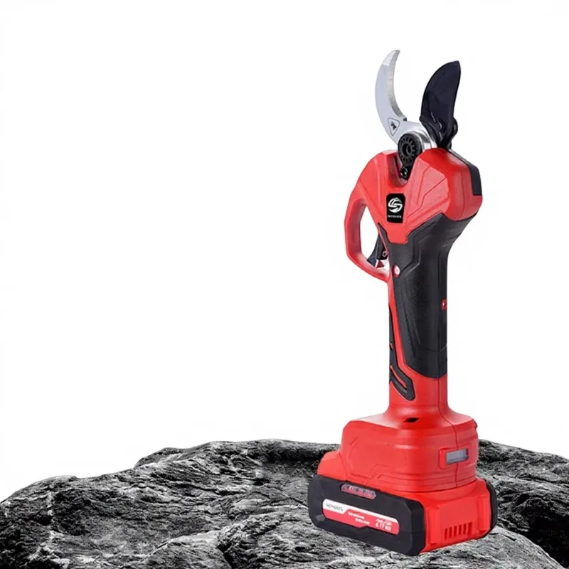 Electric Pruner 45mm Telescopic Fruit Picker Wood Scissors 21V Lithium Battery Alloy Steel Blade Multi-Functional Garden