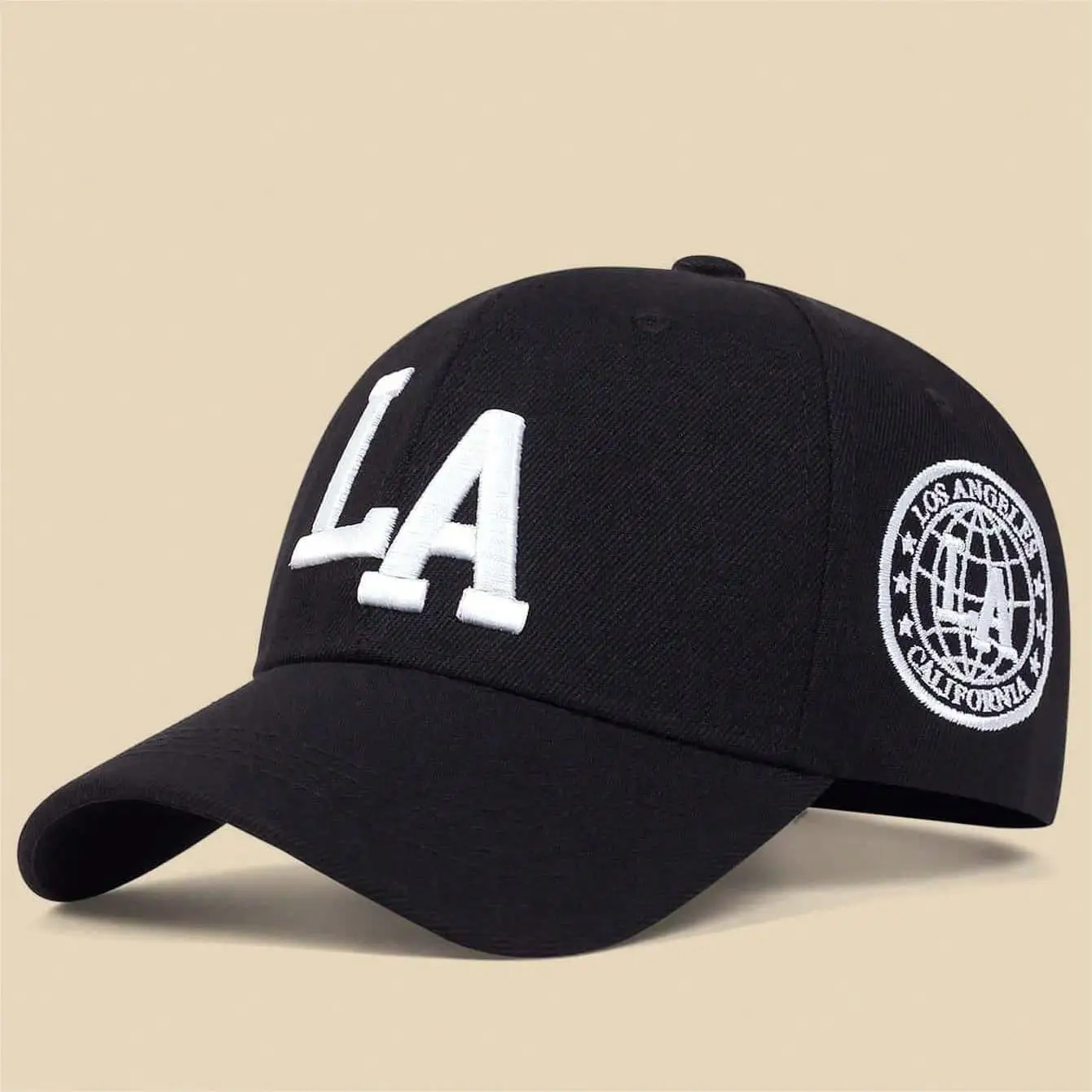 Three-dimensional letter embroidered baseball caps for men and women outdoor casual sunshade and sunscreen cap fashion wear coup