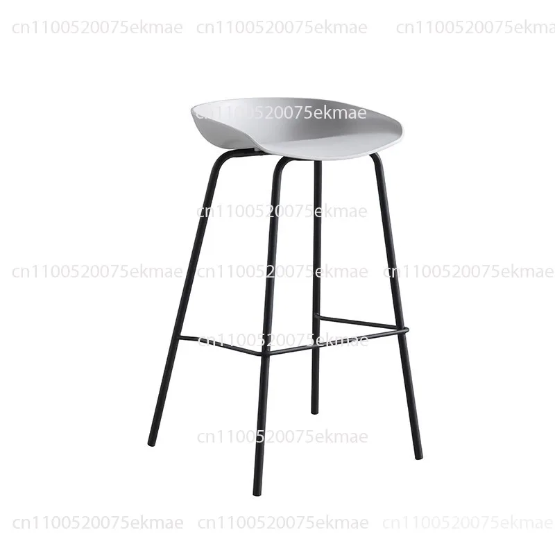 High table bar chair creative bar chair designer front desk chair leather wrought iron negotiation high stool