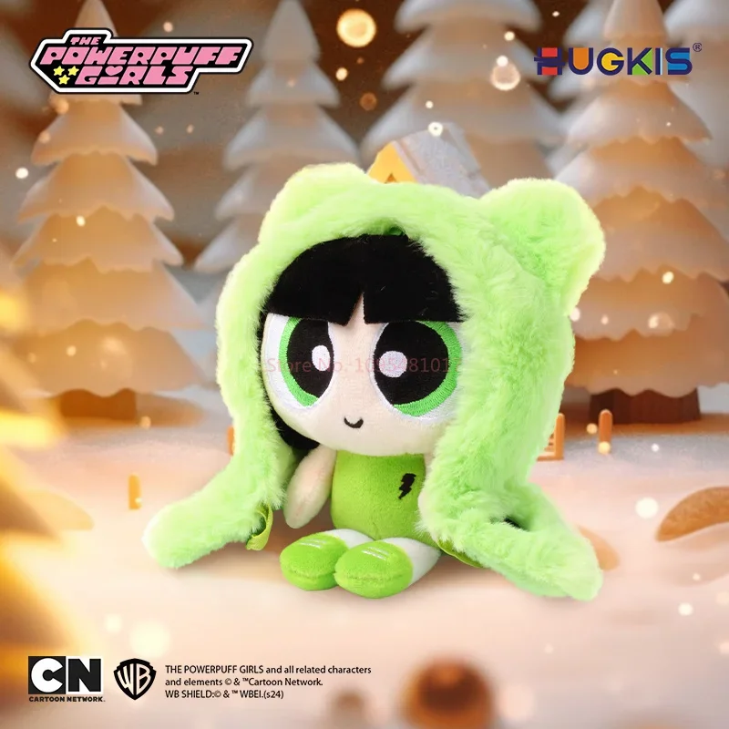 15 سنتيمتر HUGKIS Powerpuff الفتيات كيب لعبة فستان ملابس دمى فقاعة الشكل هدية عيد الحب لطيف أنيمي شخصية تحصيل هدية