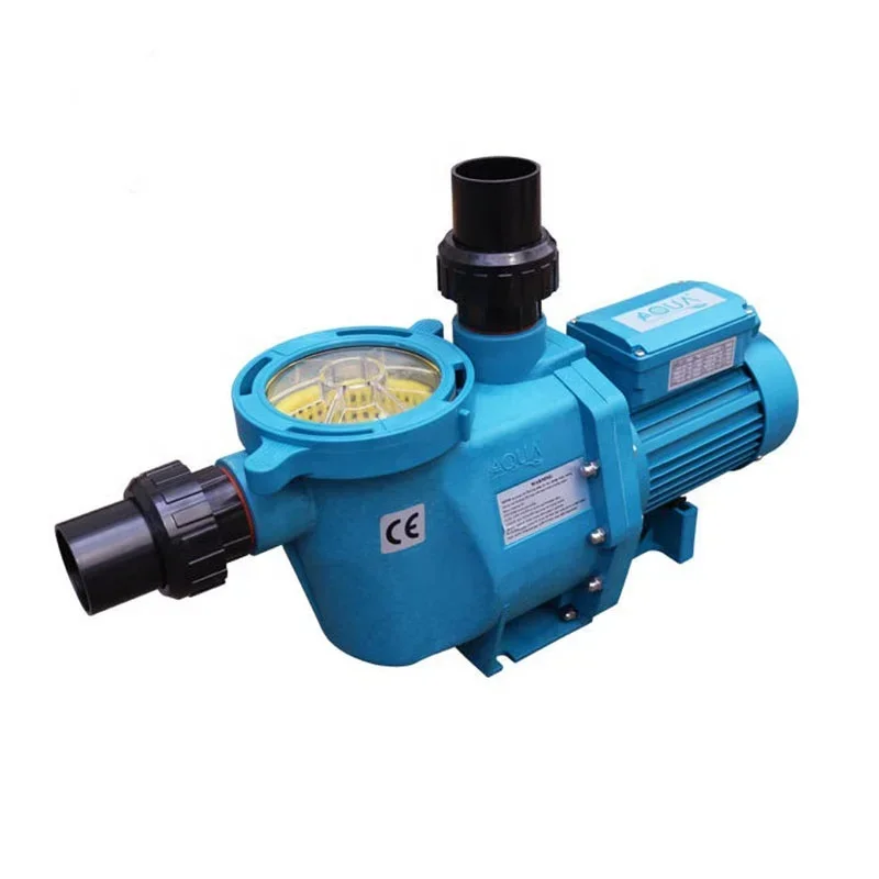 Hot sale new plastic  swimming pool pump stock 1HP 2HP 3HP water pump with filter basket