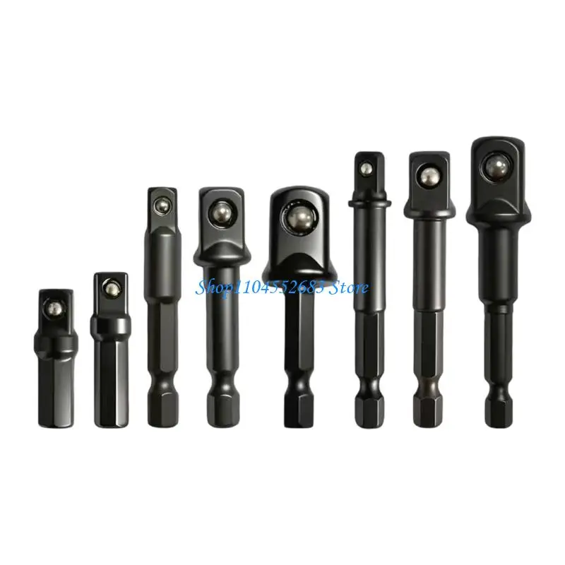 Impact Adapter Drive Link Set for Drill Use with Detent Ball and Steel Body 