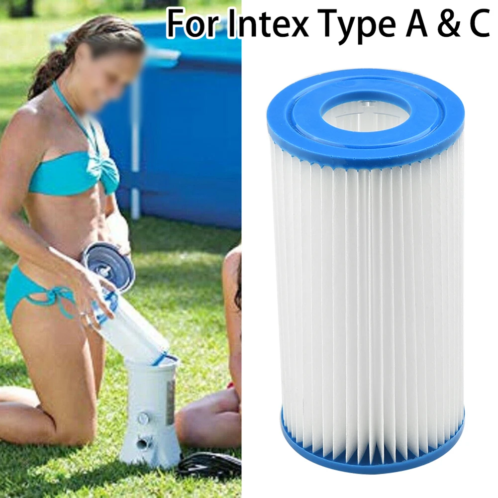 Filter Cartridge For Intex Type A And Type C Swimming Pool Filter Pumps With Fit For Models 58603 58604 56637 56638 56635 56636
