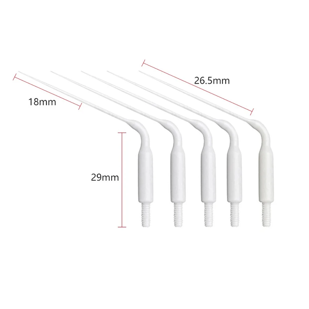 5Pcs Dental Endo Irrigation Tip Dental Plastic Sonic Powered Endo Irrigation Tips for Root Canal Treatment Air Scaler Handpiece