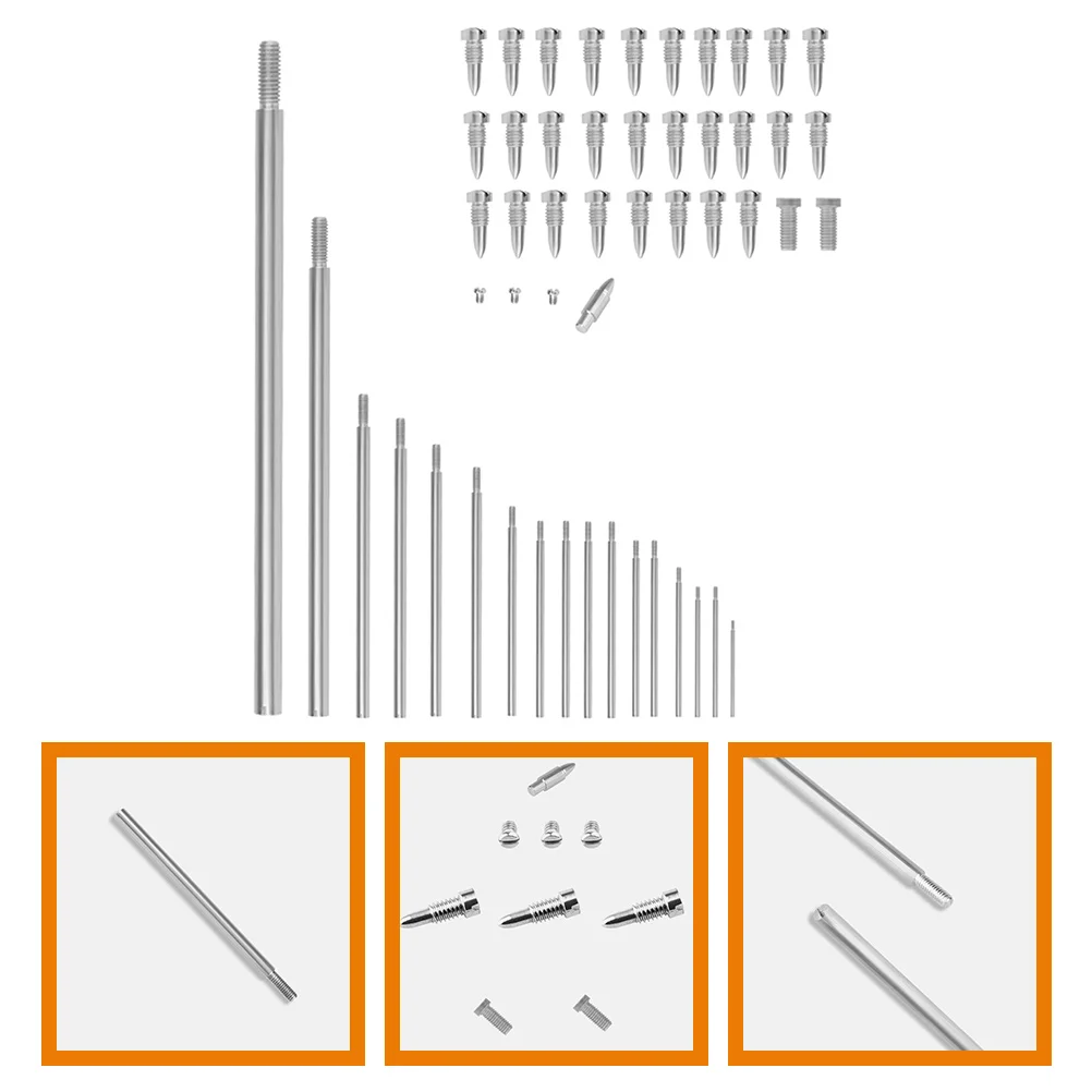 

1 set Bass Saxophone Accessories Threaded Rods 33 Screws 1 Tapered Nail Maintenance Tool