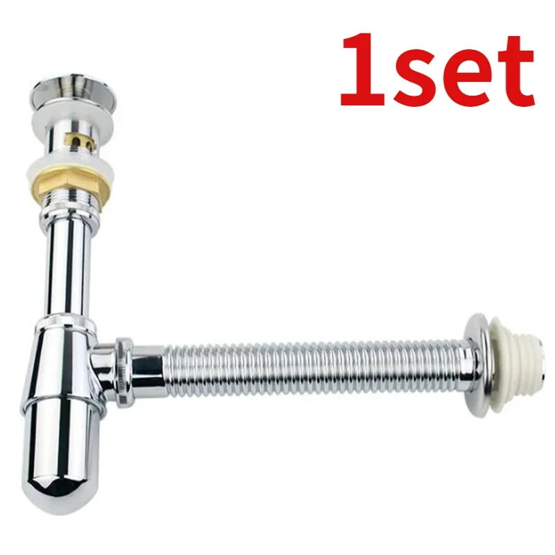 

Drainer Set Wash Basin Washbasin Basket Full Copper Deodorant Anti-blocking Drain Fittings