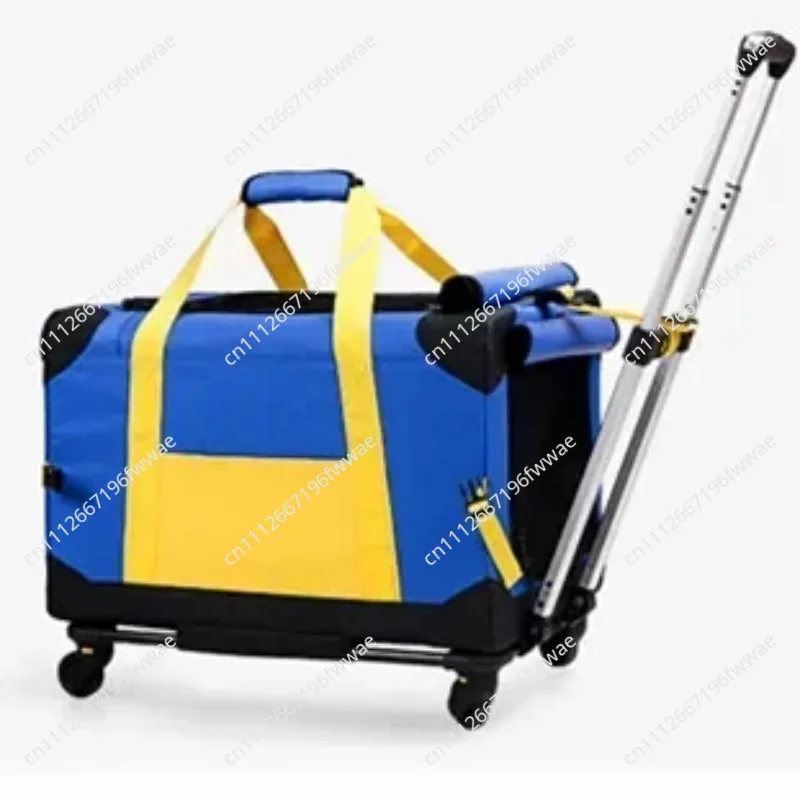 Pet Travel Truck Puppy/Cat Transport Suitcase Roller Cat/Dog Bag Pet Trolley Case Removable