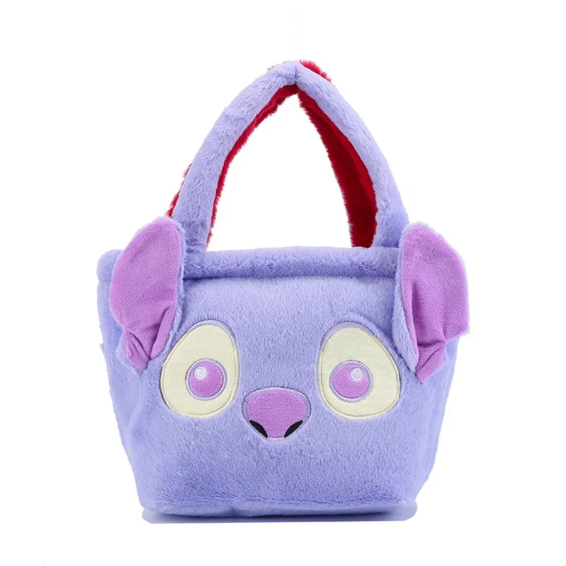 Disney New Plush Bag Cartoon Stitch Cute Winnie the Pooh Children\'s Shoulder Bag frozen Girl Doll Handbag