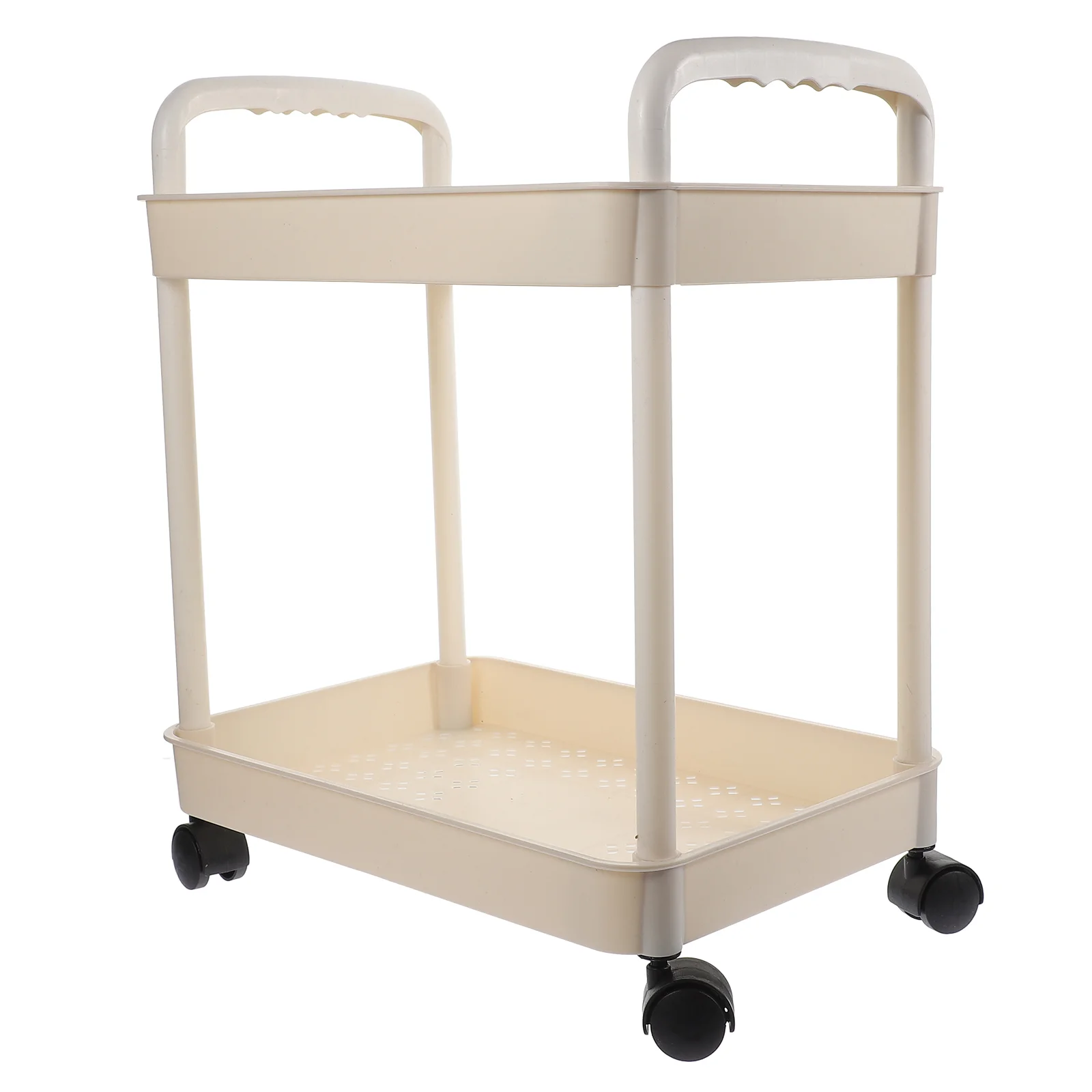 Mobile Storage Rack Trolley Book Shelves for Office Rolling Cart Kitchen with Wheels Roller