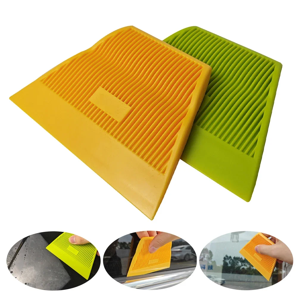 1pc Trapezoidal Squeegee Car Vinyl Film Wrapping Tool Scraper Window Tinting Wallpaper Installing Medium Soft and Hard