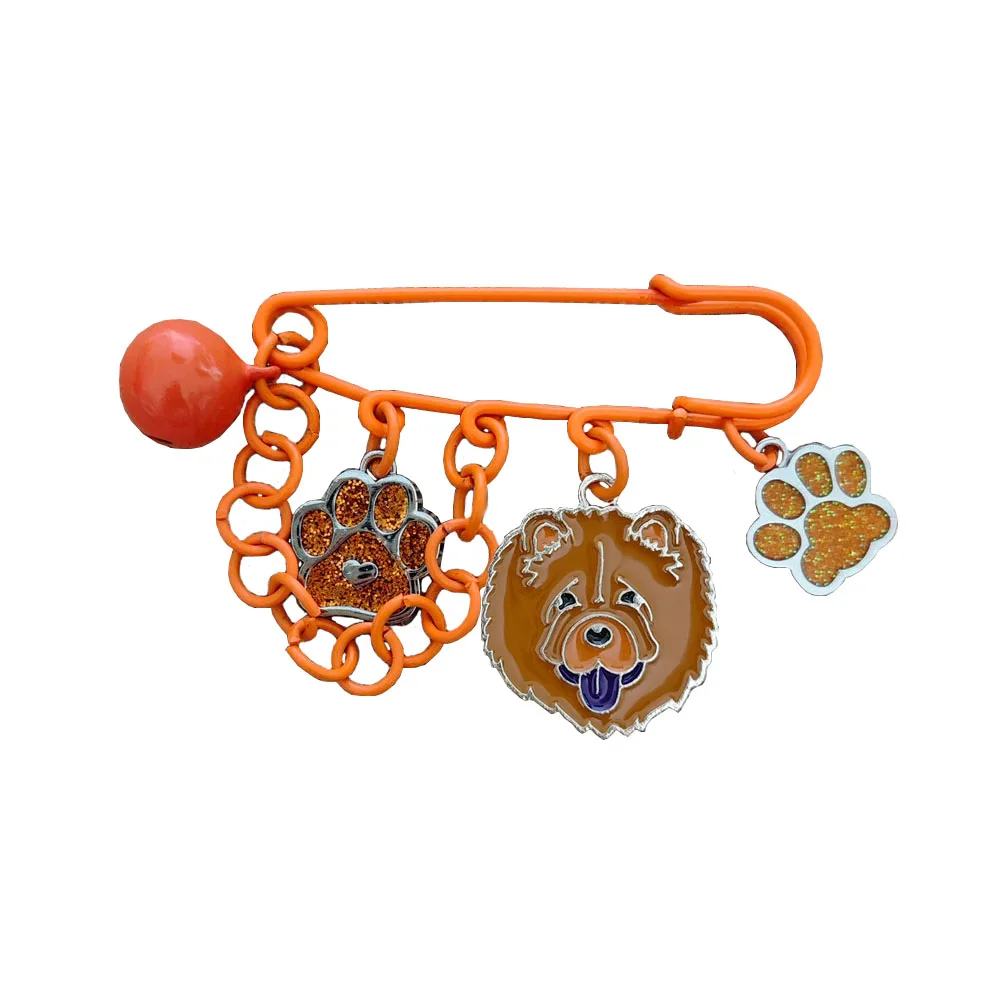 PIN de broche de perro Chow, PIN colorido, lindo y divertido, regalo de lujo ligero