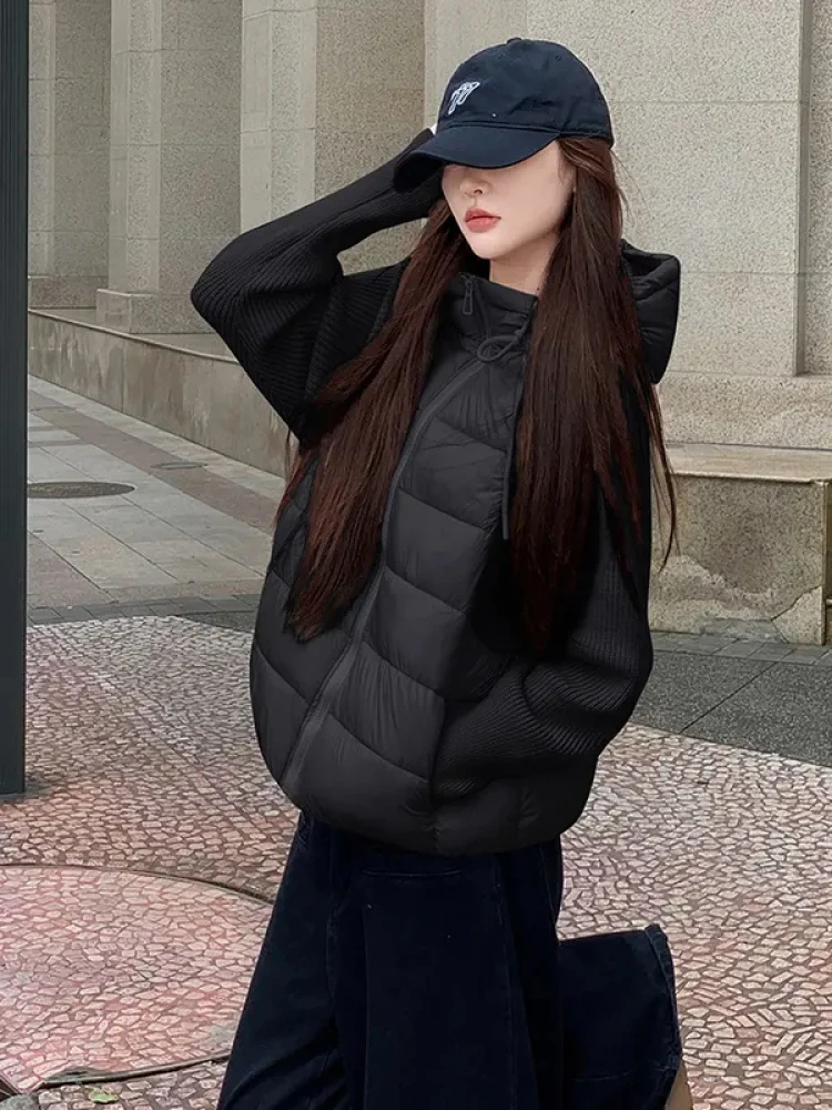 

Warm Casual Versatile Women's Cotton Jacket Autumn Winter Fashionable Outerwear Comfortable Thickened Korean Style Short Coat