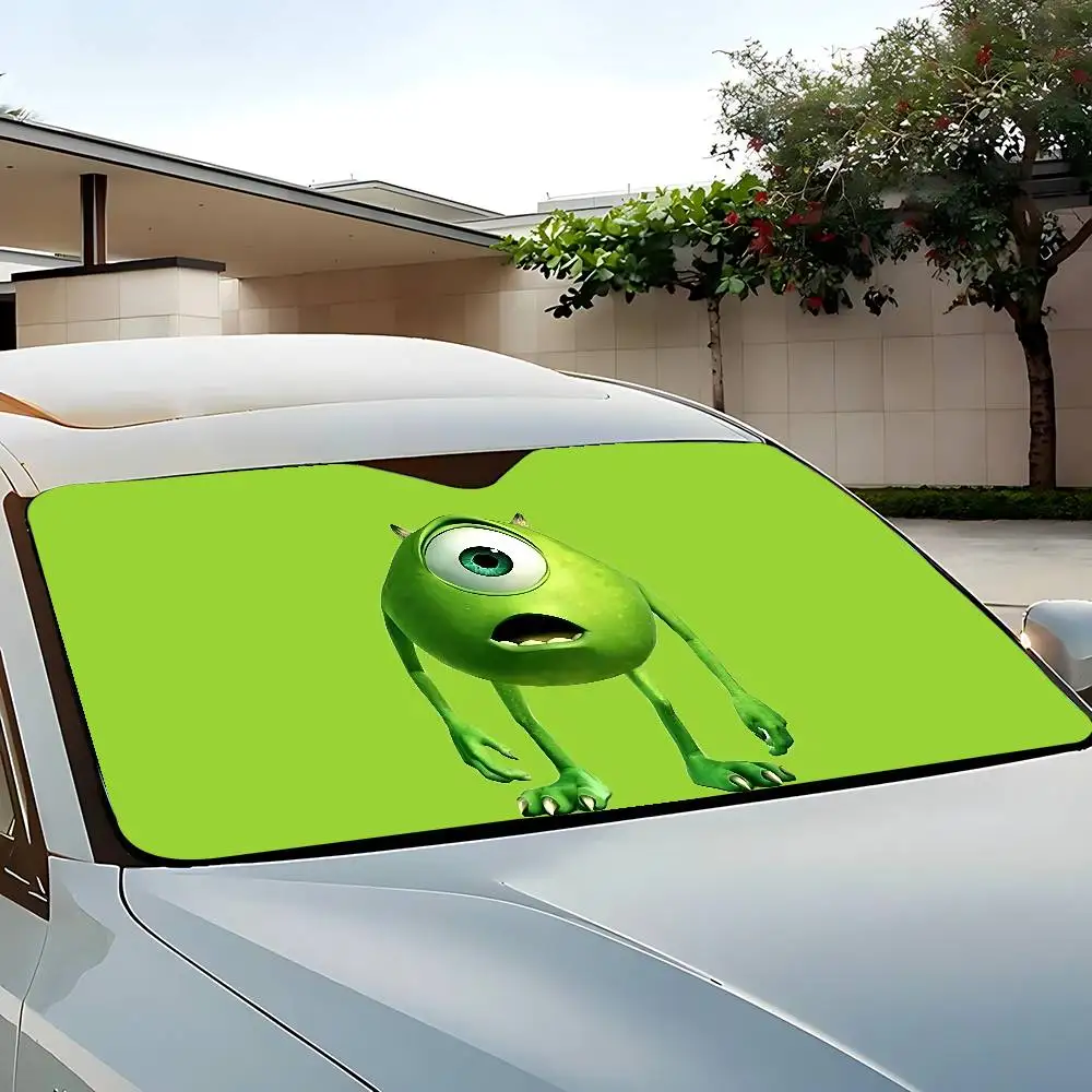 Anime M-monster University Stylish And Trendy Windshield Sunshade, Car Windshield Cover, Car Sunshade Curtain Car Sun Protection
