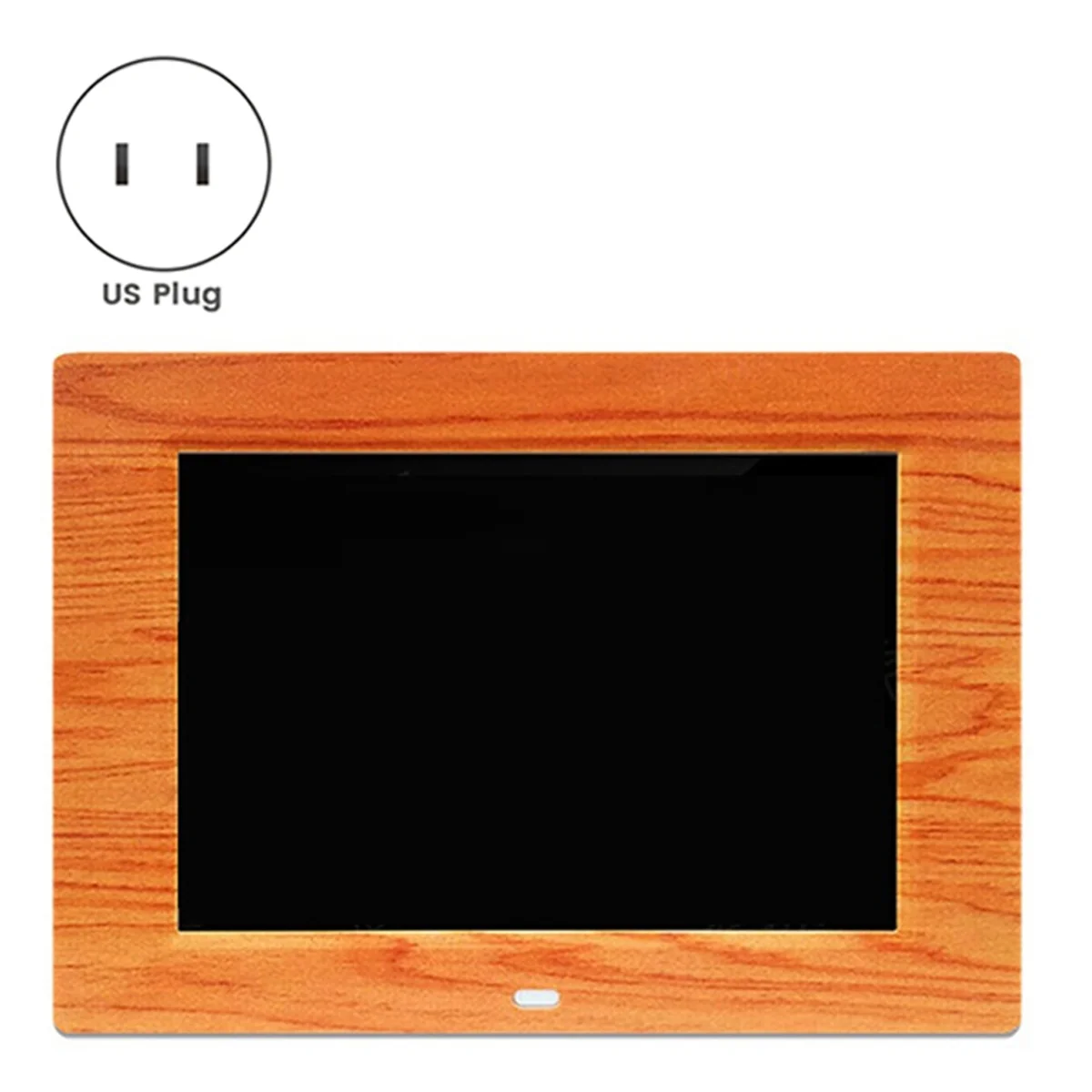 

M04K 7 Inch Digital Electronic Clock Picture Frame Alarm Clock Perpetual Calendar Picture Frame Wall Clock with Date US Plug