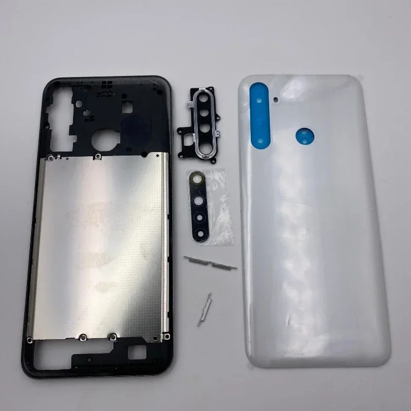 Phone Full Housing Middle Frame+Battery Back Cover Case Panel Replacement Parts for Oppo Realme 6i RMX2040