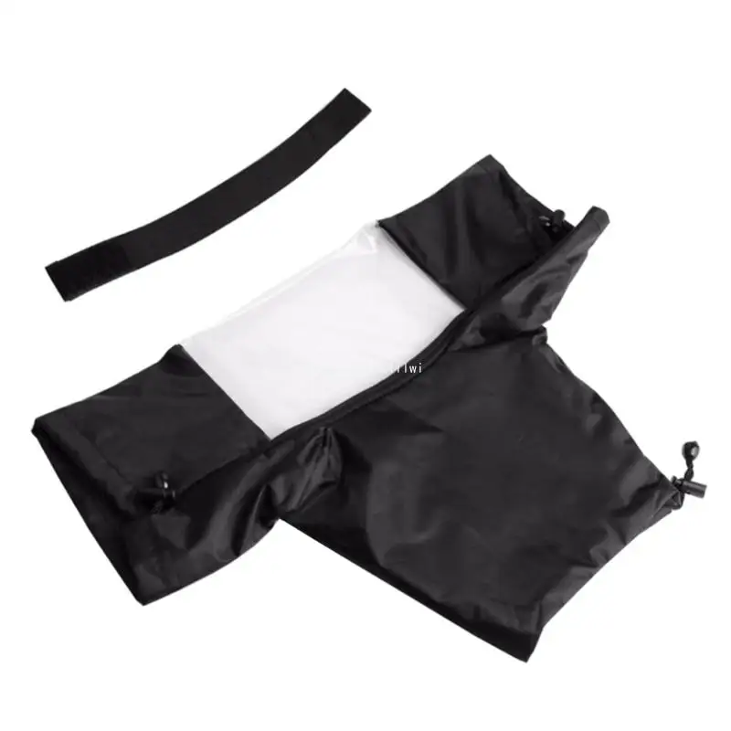 Capa chuva para câmera com material pvc, capa transparente à prova d'água nylon, ótimos presentes para fotógrafos,