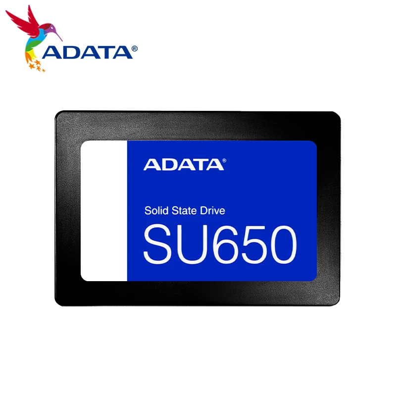 

ADATA InternaL SSD SU650 SATA 256GB 512GB up to 520MB/S SATA3.0 TLC 3D NAND Solid State Drive Flash SSD for Notebook Desktop