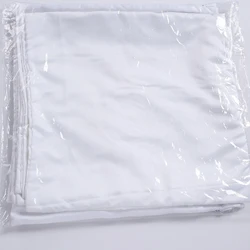 10Pcs Sublimation Pillow Cases Bulk White Blank Cushion Covers DIY Heat Transfer Pillow Covers Short Plush with Invisible Zipper