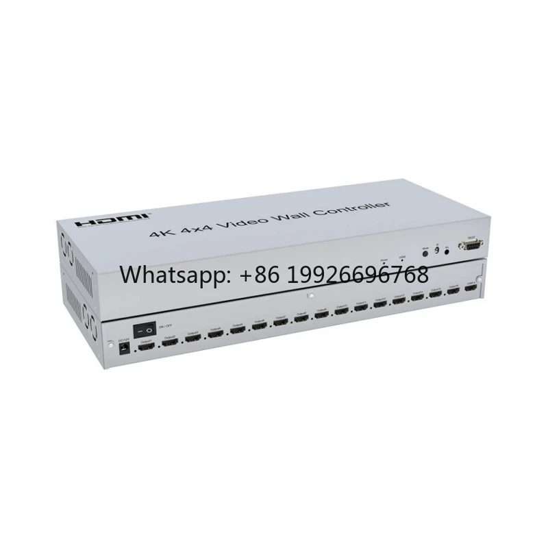 4K 30Hz Splicing Hdmi HD 4x4 16 Port TV Video Wall Controller 1 in 16 Out for Advertising Display