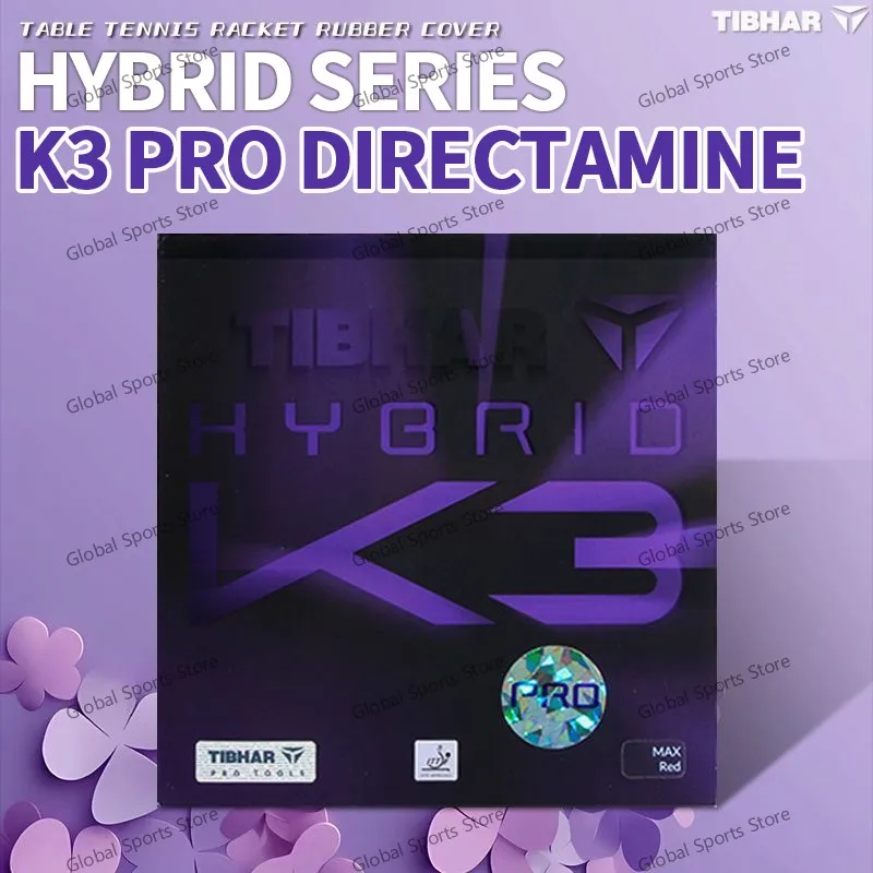 

Original TIBHAR HYBRID K3 PRO Table Tennis Rubber Sticky Ping Pong Rubber Sheet with Pre-tuned ESN Cake Sponge Made in Germany