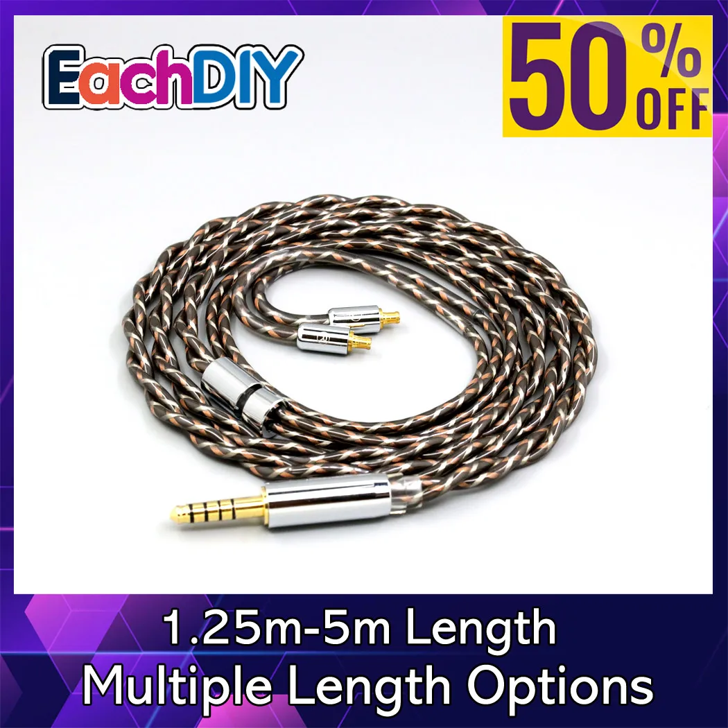 TypeX 25AWG Litz Shielding 7n OCC Earphone Cable For Audio Technica ATH-CKR100 CKR90 CKS1100 CKR100IS CKS1100IS LN008904