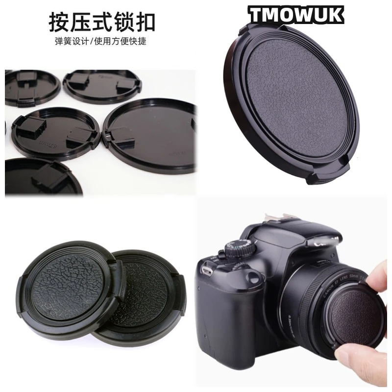 

For Leica M9 M10 - P Q2 Q3 TL TL2 SL X1 X2 R4 R6 S (Typ 006) Camera Lens Cap Protective Cover Center Pinch Snap-on 49mm 52 55 58