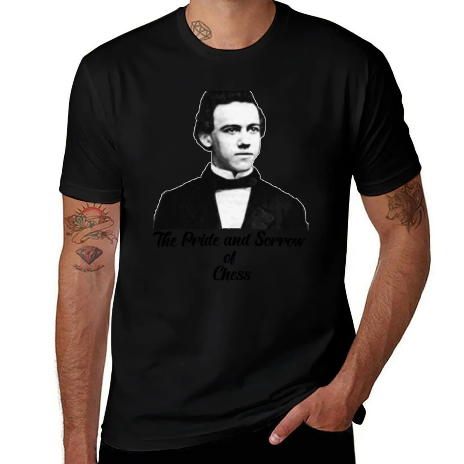 Chess Paul Morphy The Pride and Sorrow of Chess T-Shirt T-shirt à manches courtes pour exercices de gymnastique