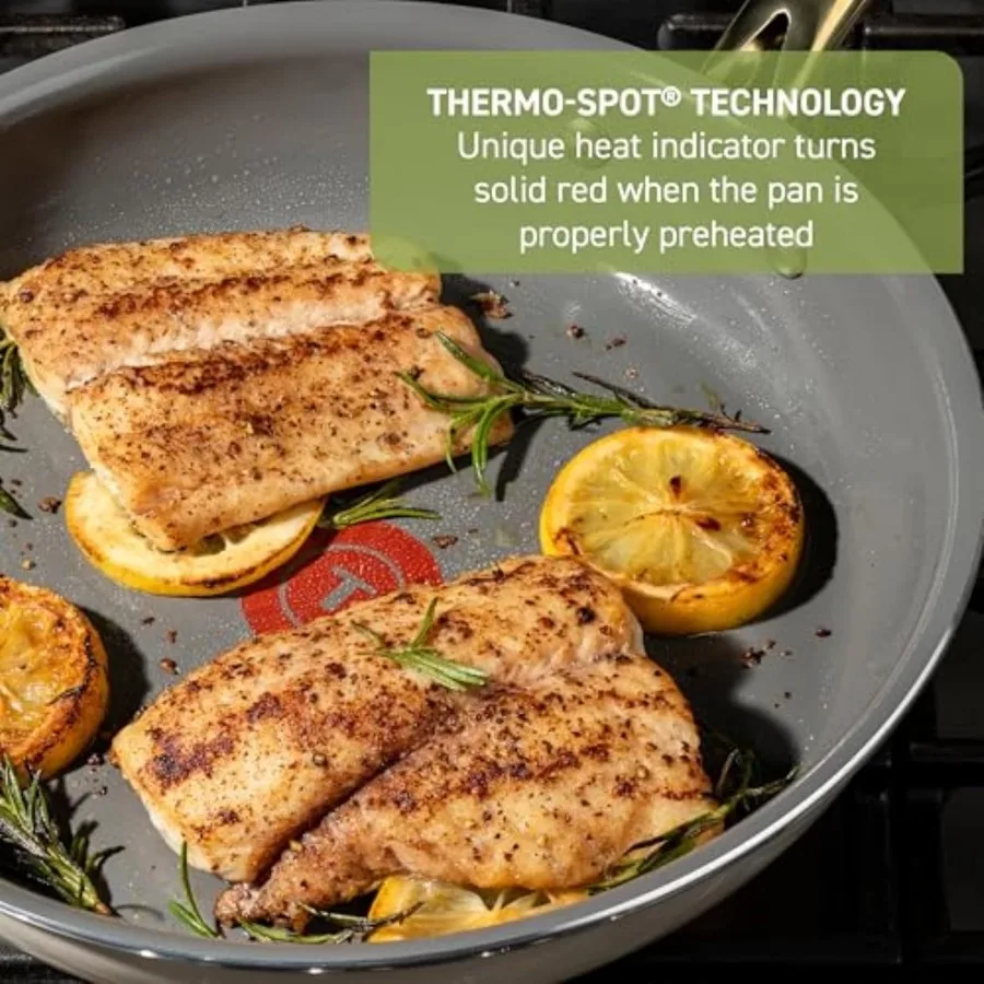 Керамический антипригарный набор посуды для консервирования, 13 предметов, духовка-бройлер, безопасная до 350F, идеально подходит для домашнего приготовления пищи, приготовления еды и ежедневного использования.