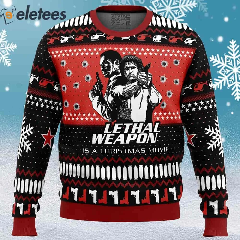 I'M TOO OLD FOR THIS SHT DANNY GLOVER LETHAI WEAPON AutumnWinter New Christmas Gift Ugly Sweater 3D Printed O-neck Pullover