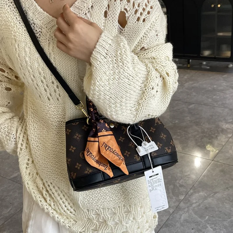 

Популярные элегантные кожаные сумки-тоут для женщин, сумки через плечо от люксового бренда, известный дизайнерский женский стиль