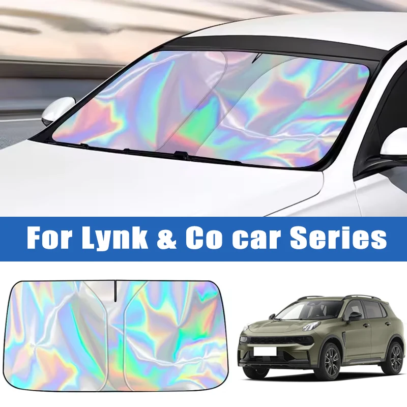 

For Lynk & Co 01 02 03 05 06 Car Windshield Sunshade Cover Front Window Sun Shade Visor Car Interior Accessories UV Protection