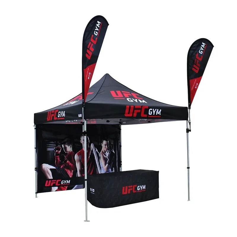 Canopy Pop up Trade Show Tent with Sun Shade Easy Set up Outdoor Canopy Tents