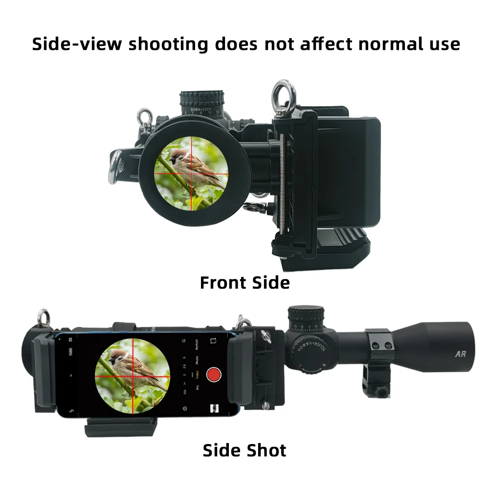NEW Starpheye S1 Scope Camera Mount for GoPro Firefly Aluminum Alloy Side View Recording Bracket No Vision Blockage Camera Moun