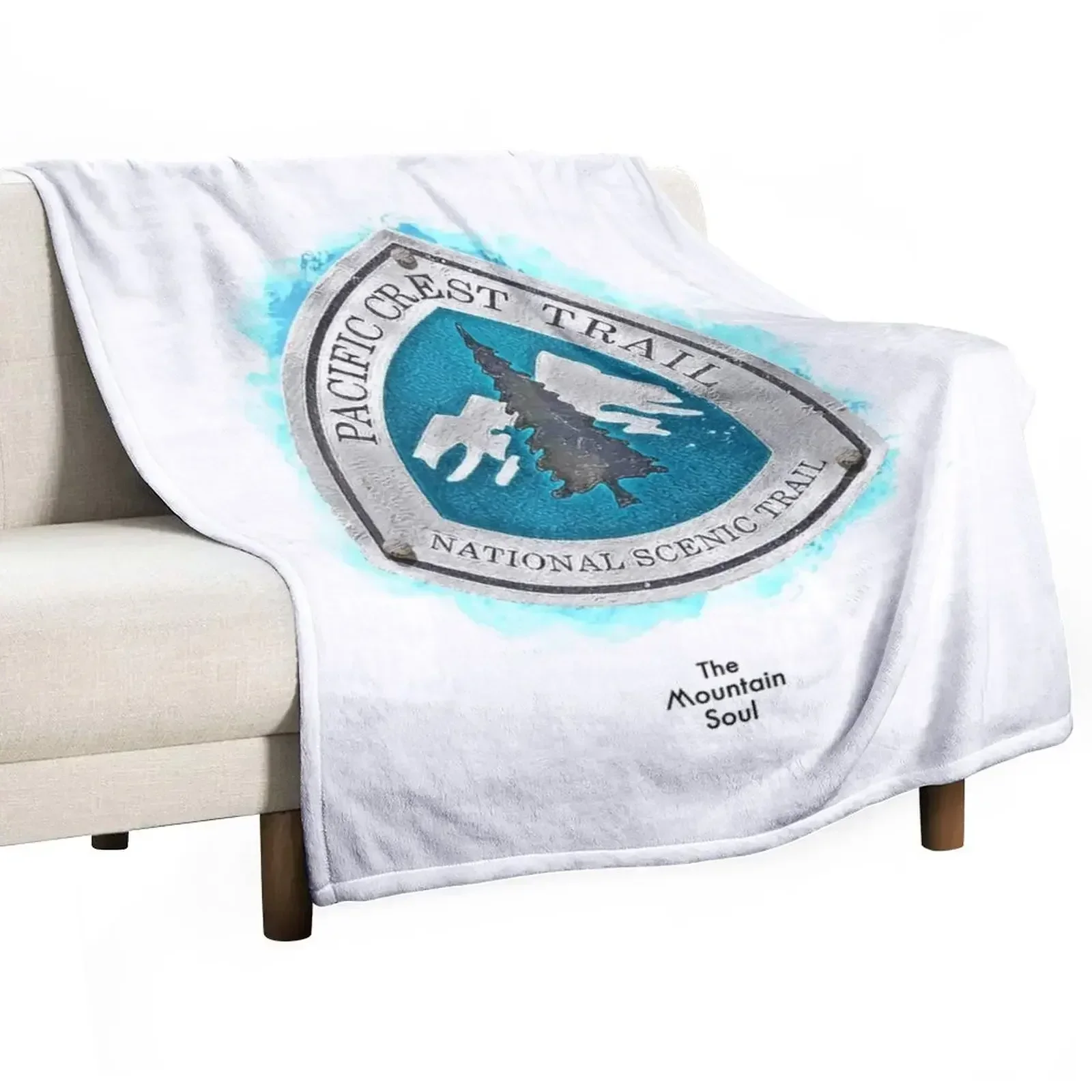 

Pacific Crest Trail - PCT Trail Marker Throw Blanket halloween Thermal Baby Soft Plaid Blankets