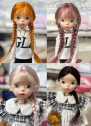 2026 Kari Doll wigs Natural mohair wigs for Landazz Landoudou Doll 16cm head circumference