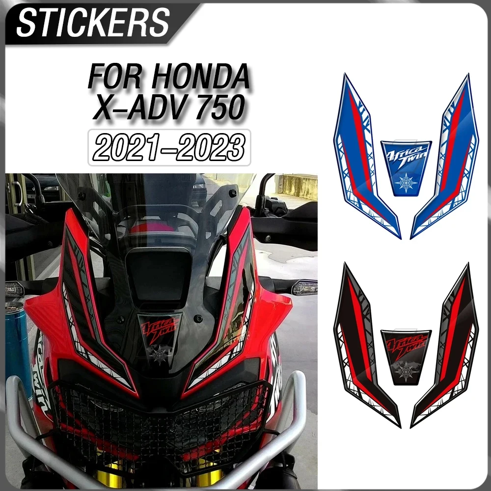 

Для мотоцикла Honda X-ADV 750 2021-2023 гг., предварительная модификация, декоративная полоса, трехцветная наклейка, комплект