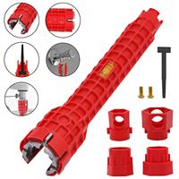14 In 1 Sink Faucet Wrench Set Plumbing Spanner Installer Hex Pipe Wrench Toilet Bathroom Kitchen Faucet Assembly Repair Tools