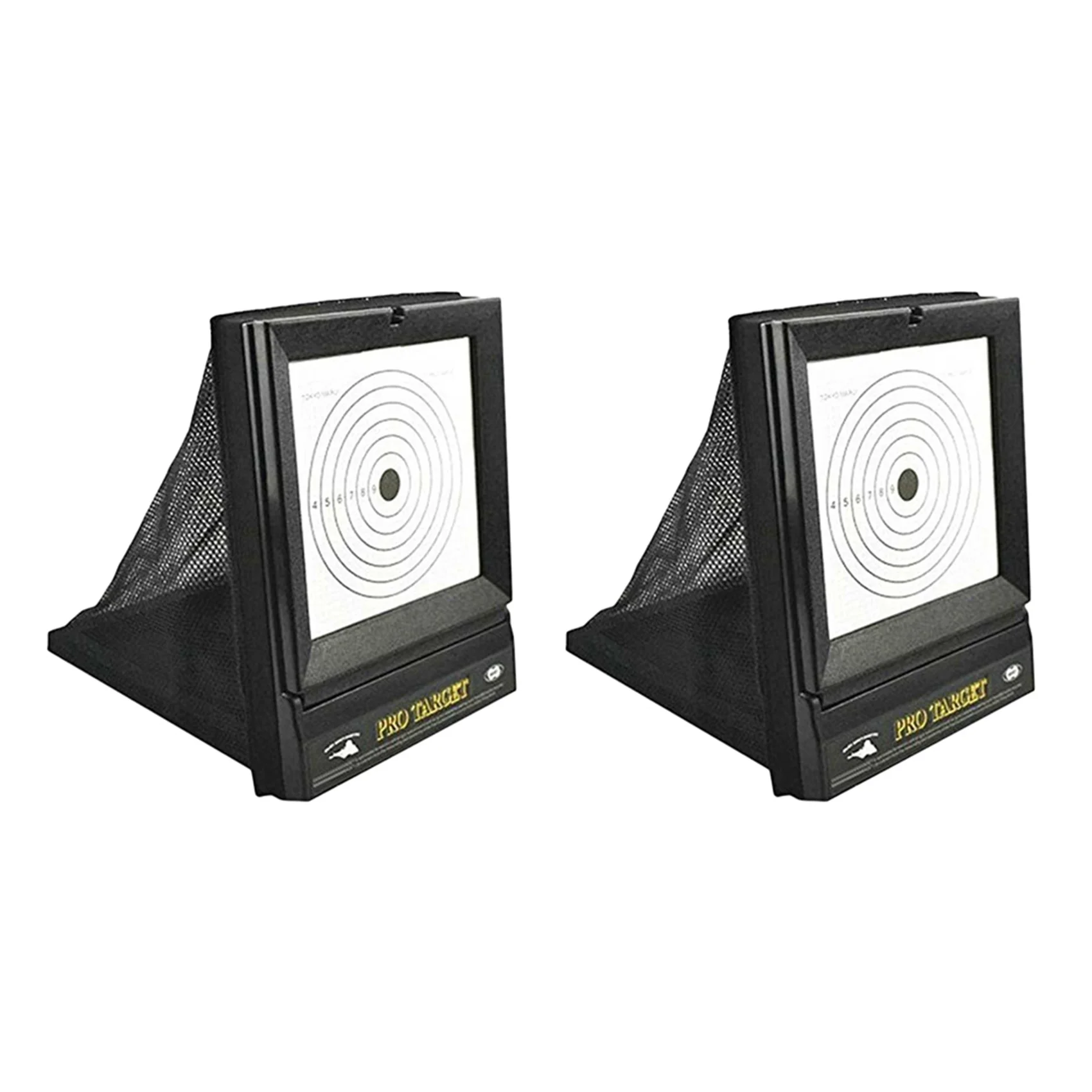 2x-屋外用ポータブルターゲット-再利用可能なbb弾とペレット用-トラップネットキャッチャー付き