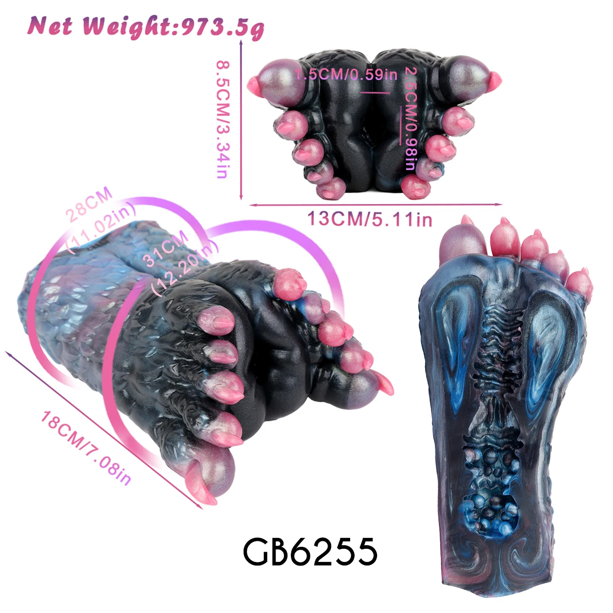 지바 판타지 몬스터 비스트 풋 남성용 자위기구 실리콘 질 남성용 페니스 스트로커 성인 남성용 오나홀 리얼리틱 질 섹스토이