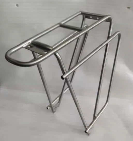 Rak Sepeda Titanium Aloi Buatan Profesional Rak Pembawa Belakang Sepeda