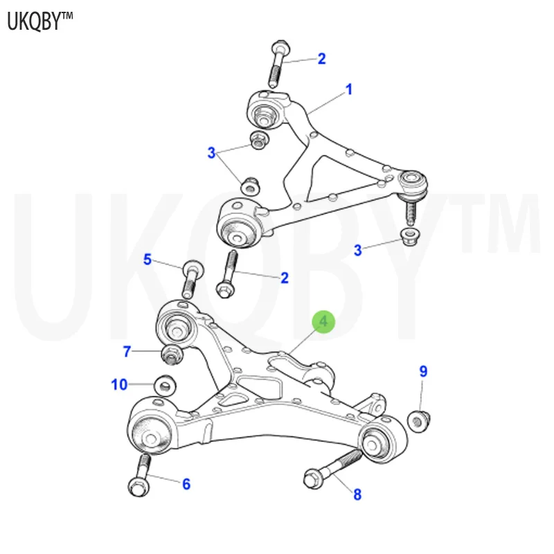 Ja gu ar S-T YP E 1999-2008 Classic La nd Ro ve r C2P16878 Crossarm C2P16878  C2P16879