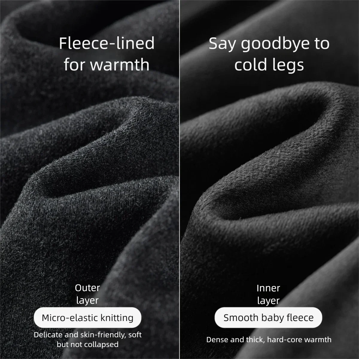 SENTUBILA Women Fleece Lined Warm Pant 2025 Winter Elastic High Waist Wide Leg Trousers Casual Seatpants Woman Clothes W54KD5028