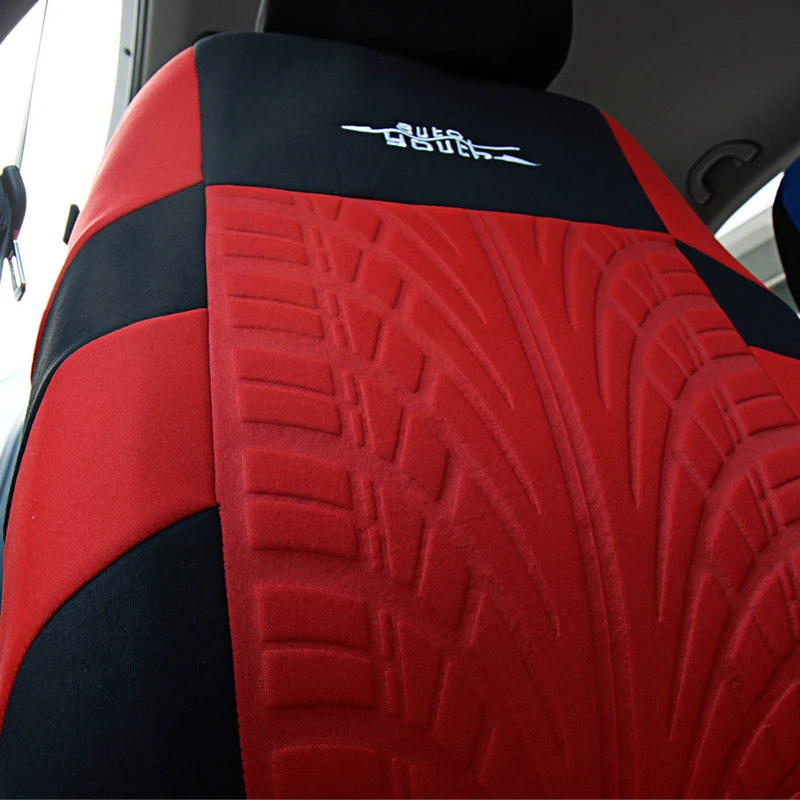 Universelle Sitzbezüge für den Fahrzeuginnenraum, geeignet für zwei Sitzreihen, passend für Ford, Smart 451, Funda Coche, Leon MK2 – Detail 3