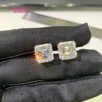 8 最佳銷售 莫桑石螺絲耳釘 - №4