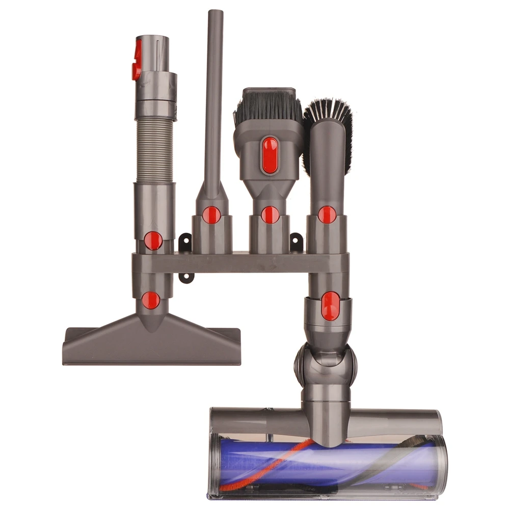 2 szt. Uchwyt na akcesoria do odkurzacz Dyson V15 V12 V11 V10 V8 V7 uchwyt mocujący na ścianę uchwyt narzędziowy Organizer