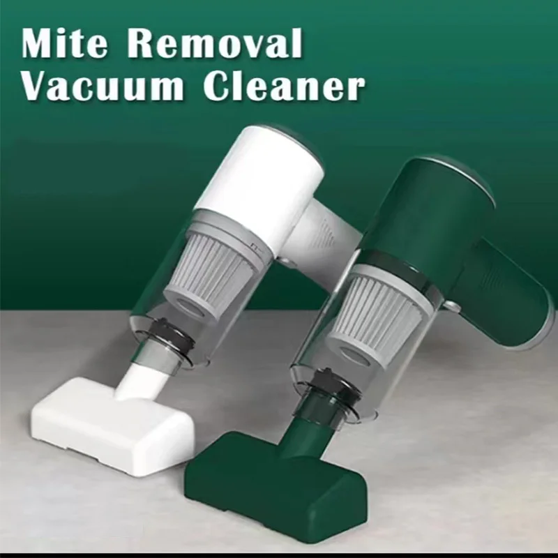 Handheld Vacuum Cleaner Mite Remover Robot Device 2 In 1 Bed Vacuum Cleaner Dust Mite Controllers Pillow Mattress For House