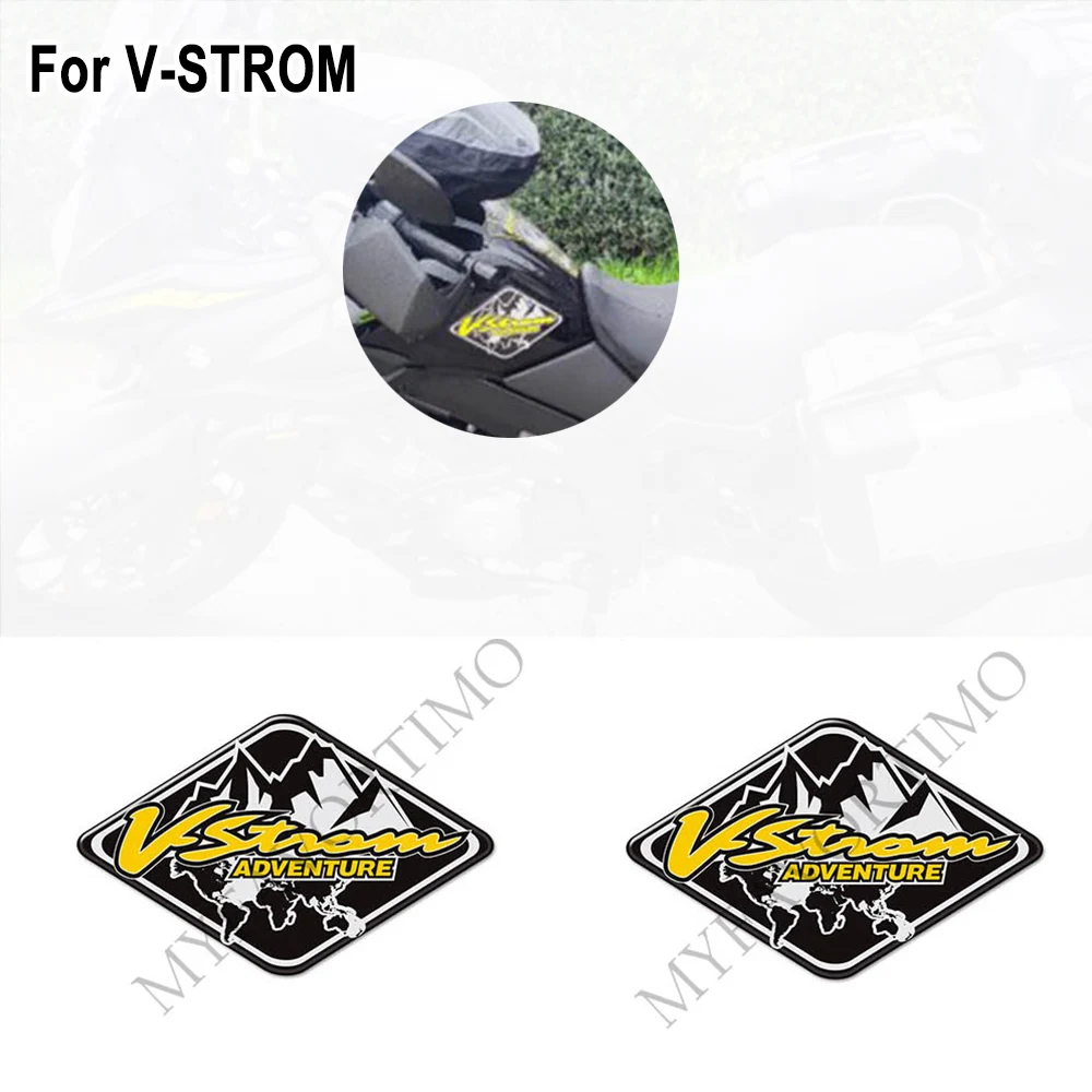 V STROM  650XT Motorcycle For Suzuki  V-STROM DL 1000 650 250 XT  Fuel Tank Pad Cap Protector Decals Gas Cap 3D Sticker