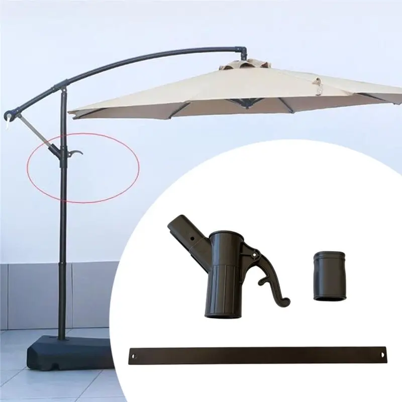 ABGR-Outdoor Yard For Deck Picnic Garden Accessories Holder For Patio Umbrella Lifting Handle Heavy Duty Attachment Parasol Moun image 6