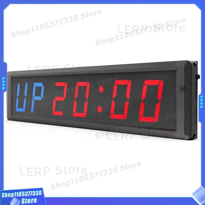 4 Inch Digital Gym Timer Large Display Countdown Clock for Indoor Fitness Workout Interval Training Jhering Professional